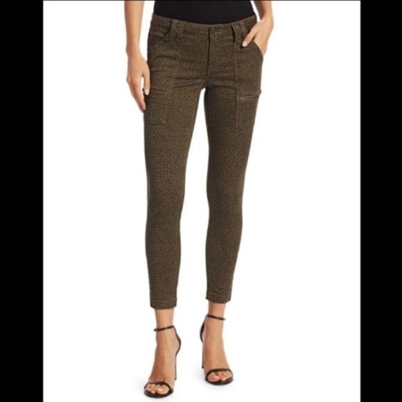 Joie Leopard Print Parker Skinny Jeans - Picture 1 of 10